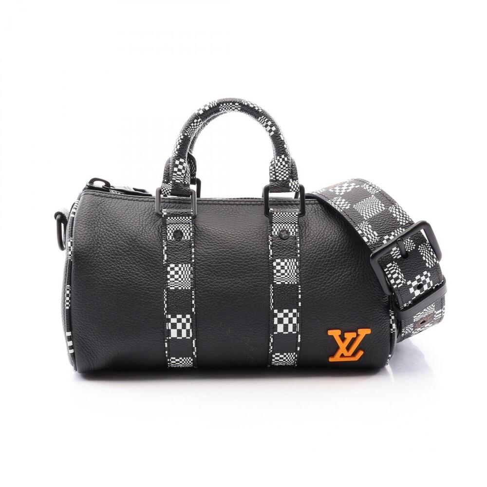 Louis Vuitton City Keepall XS Damier Distorted 2-Way Handbag, Leather and Coa...